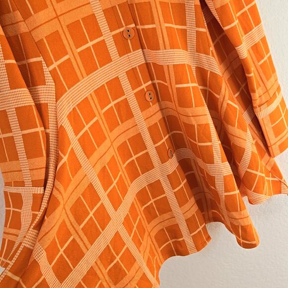 Attitudes by Renee Women’s Regular Button Front Swing Shirt - Picture 2 of 6